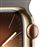 Apple Watch S9 LTE  41mm Caja de acero inoxidable Oro y correa deportiva Arcilla - Talla S/M
