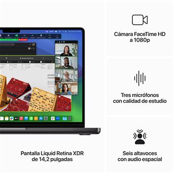 Apple MacBook Pro 14'' M3 Pro CPU 12, GPU 18, 18GB RAM, 1 TB SSD