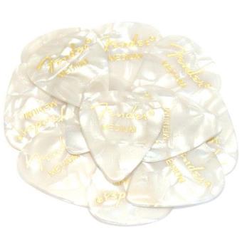 Fender Premium Celluloid 351 Shape Picks, Medium, Red Moto, 12 Pack - Foto 8