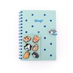 Mr Wonderful Set De Libreta A5 Con Charms - Verde