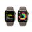 Apple Watch S9 LTE  41mm Caja de acero inoxidable Oro y correa deportiva Arcilla - Talla M/L