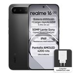 Realme 16 5G 6,57" 256GB Negro + Cargador Supervooc 45W