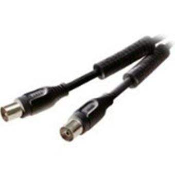 Cable coaxial Vivanco 7/24 SW-N 1,5 m negro
