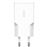 Cargador de pared dual Ksix XtraSlim USB-C/USB-A 30W GaN Power Delivery PPS Blanco