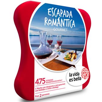 Caja Regalo La vida es bella - Escapada romántica gourmet