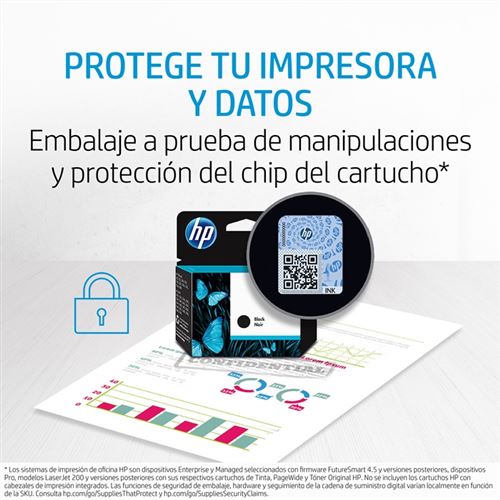Cartucho de tinta Negro HP 301 CH561EE - Tinta - Comprar en Fnac