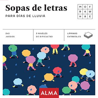 Sopa de letras para días de lluvia - cuadrados de diversión - 1