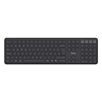 Teclado inalámbrico multidispositivo Trust Vaiya Negro