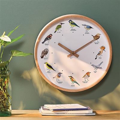 Reloj despertador Madera con sonido de pájaros Nature et decouvertes -  Despertadores - Los mejores precios