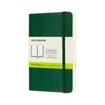 Cuaderno Moleskine Classic Pocket Liso Tapa Blanda Verde Mirto