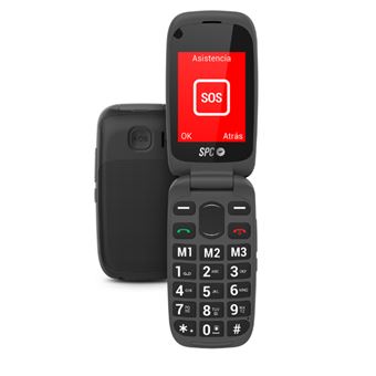 Teléfono móvil para Mayores SPC Harmony 4G 2,4" Negro