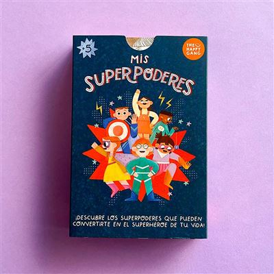 Juego de mesa flashcards mis superpoderes