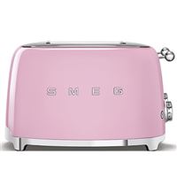 Tostador SMEG Años 50 TSF03PKEU Rosa