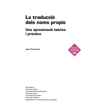 La traducció dels noms propis