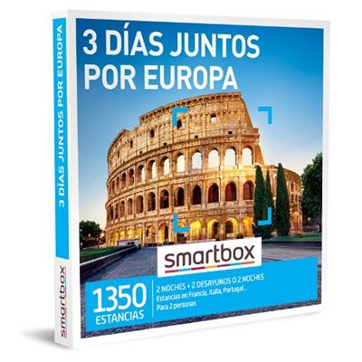 Caja regalo Smartbox Tres días juntos por Europa