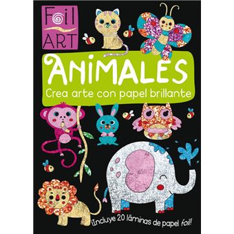 Animales. Crea arte con papel brillante