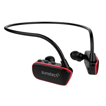 MP3 acuático Sunstech Argos 8GB Negro/Rojo - Reproductor MP3 / MP4 Sport -  Los mejores precios