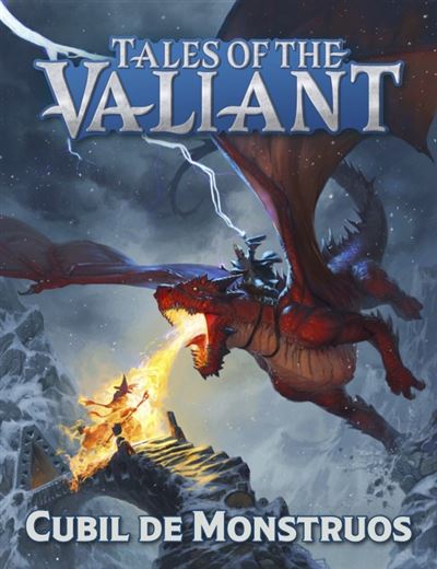 Juego de mesa tales of the valiant: cubil de monstruos