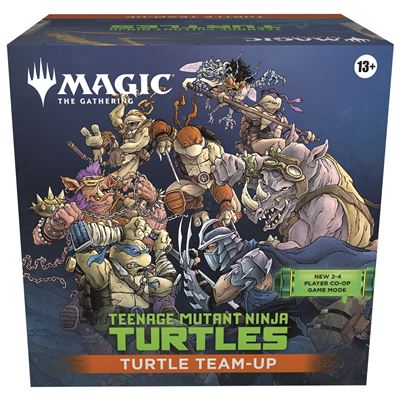 Juego de mesa magic: the gathering teenage mutant ninja turtles turtle team-up