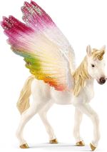 Potro unicornio arcoiris alado schleich