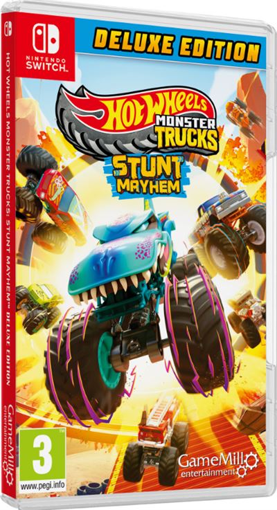 Meridiem Hot Wheels Moster Trucks: Stunt Mayhem Deluxe Edition Nintendo Switch
