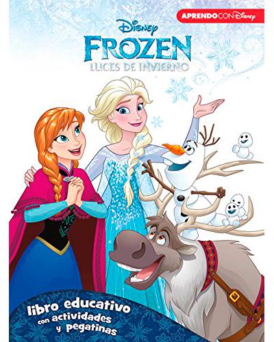 Frozen. Luces De invierno libro educativo disney con actividades y pegatinas tapa blanda varios autores año 2017