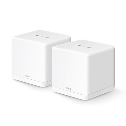 Pack 2 Tp-link Mercusys Halo H60x Wi-fi 6 Mesh Ax1500 De Doble Banda Blanco