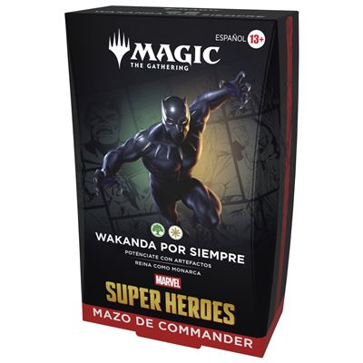 Magic the gathering marvel super heroes commander deck wakanda por siempre