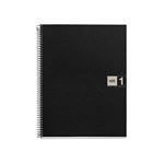 Libreta A5 Miquelrius Gris Cuadrícula Tapa Blanda