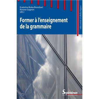Former à l'enseignement de la grammaire - 1