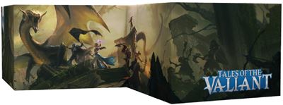 Juego de mesa tales of the valiant: pantalla