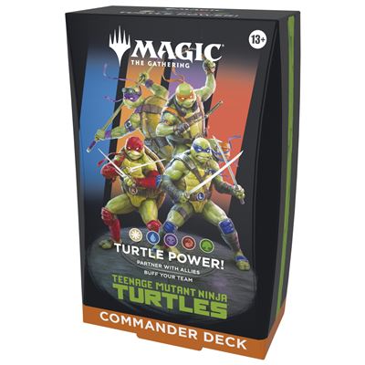 Juego de mesa magic: the gathering teenage mutant ninja turtles commander deck