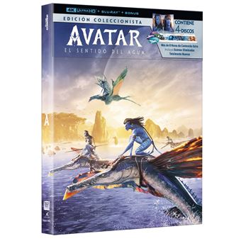 Avatar El sentido del agua Edición Coleccionista - UHD + Blu-ray