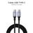 Cable Subblim Plus 100W Carga rápida PD3.0 USB-C a USB-C de 2m Negro