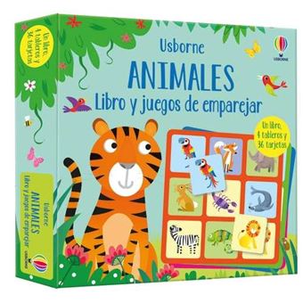 Animales libro juego emparejar