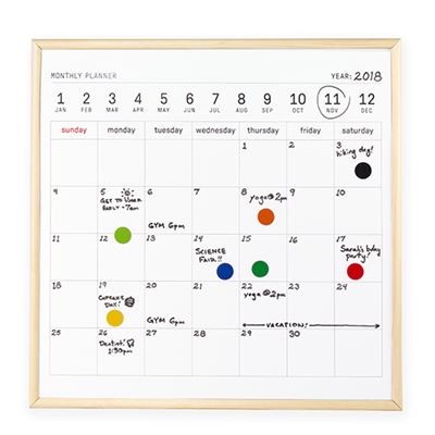 Kikkerland - Calendario pizarra grande