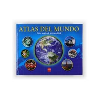 Atlas del mundo con mapas animados