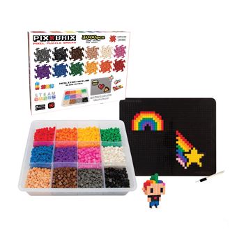 Pix Brix Pixel Art Set 3.000 Piezas Colores Surtidos Gama Oscura - 1