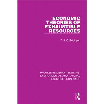 Economic Theories of Exhaustible Resources - 1