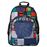 Mochila casual Totto Crayoles Squal azul y gris_1
