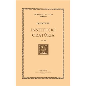 Institució oratòria (vol. XI)
