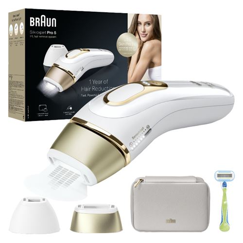 Depiladora Ipl Braun Silk·expert Pro 5 Pl5152 Para Cuerpo Y Cara Con 2 Cabezales