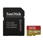 Tarjeta de memoria Sandisk Extreme microSDHC 32 GB + Adaptador SD Kit