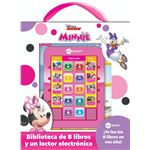 Mi Lector Minnie Biblioteca De 8 Libros Y Lector Electronico