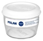 Fiambrera Milan Tritán Redonda 0,5 L Nata 624 Blanco
