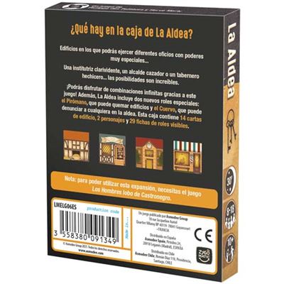 Juego de cartas los hombres lobo de castronegro: la aldea