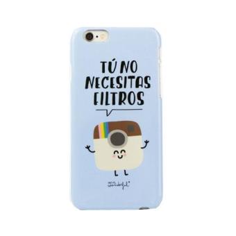 MrWonderful Carcasa iPhone 6Trasera "Tú no necesitas Filtros" - 1