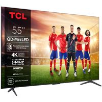 TV QLED Mini LED 55" TCL 55C6K 4K UHD Smart TV