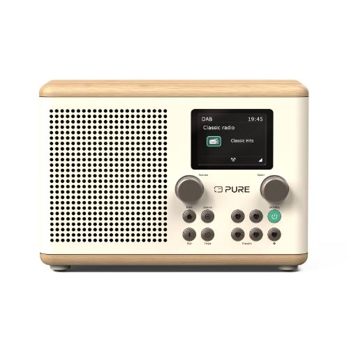 Radio Bluetooth Pure Classic H4 Dab+ Cotton Blanco/roble