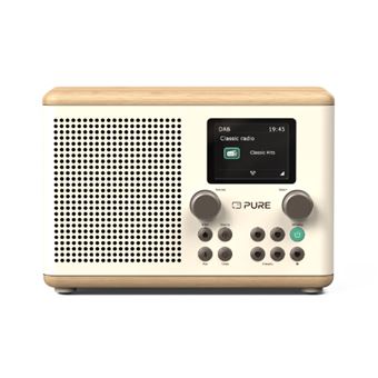 Radio Bluetooth Pure Classic H4 DAB+ Cotton Blanco/roble - 1